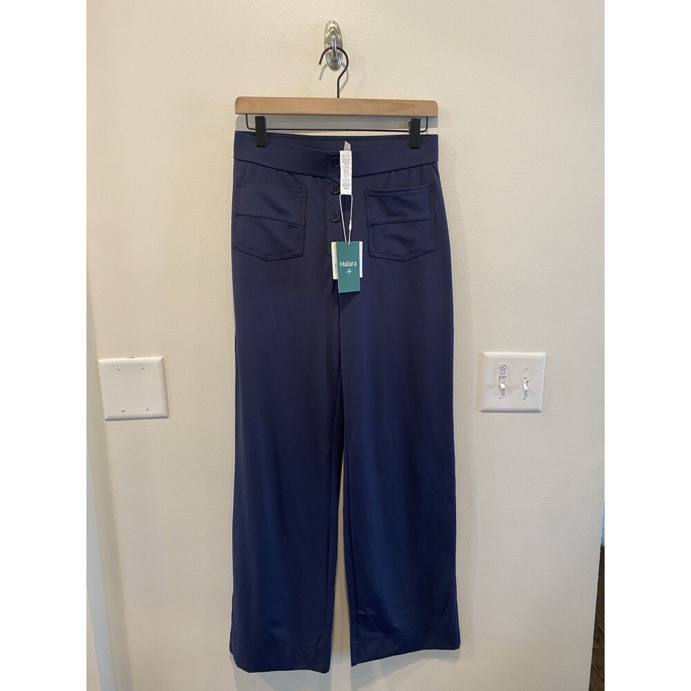 Halara Flex DayStretch High Waisted Pockets Straight Leg Casual Pants Medium